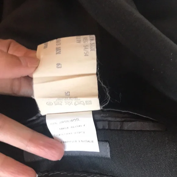 John Varvatos Black wool blazer Sz 54 - Picture 6 of 7